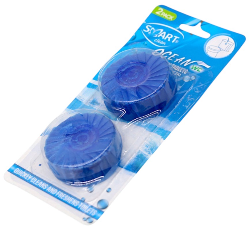 Туалетный блок Smart Clean Диски для сливного бачка Океан 2 шт. (SCWCCTO2)