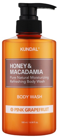 Купить Гель для душа Kundal Honey&Macadamia Pink Grapefruit 500мл (8809568740289) - Фото 1 Гель для душа Kundal Honey&Macadamia Pink Grapefruit 500мл (8809568740289) - Фото 1