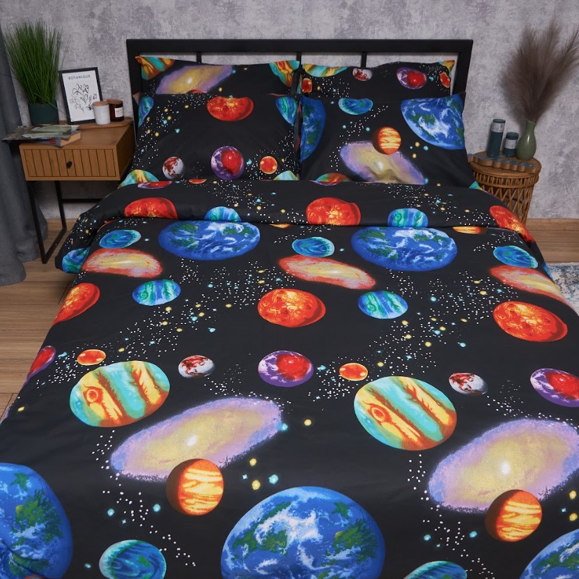 Купить Комплект постельного белья Moon&Star Бязь Gold Люкс «Universe Magic» 160х220х2 нав. 2х70х70 (MS-820007067) - Фото 1 Комплект постельного белья Moon&Star Бязь Gold Люкс «Universe Magic» 160х220х2 нав. 2х70х70 (MS-820007067) - Фото 1