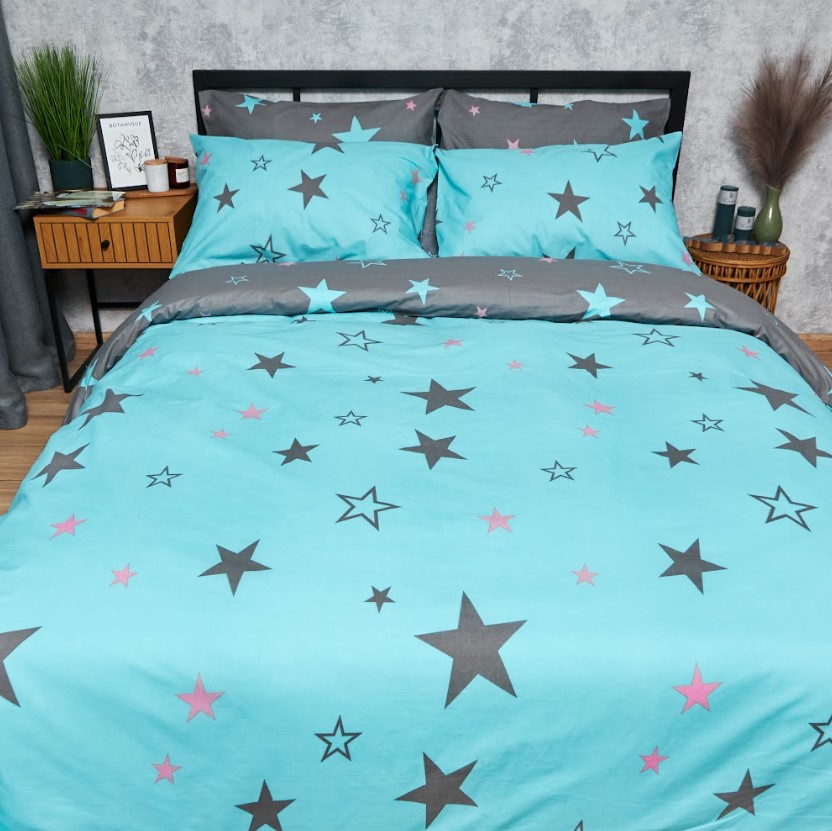 Купить Комплект постельного белья Moon&Star Бязь Gold Люкс «Starry Skies» 143х210х2 нав. 4х70х70 (MS-820007029) - Фото 1 Комплект постельного белья Moon&Star Бязь Gold Люкс «Starry Skies» 143х210х2 нав. 4х70х70 (MS-820007029) - Фото 1