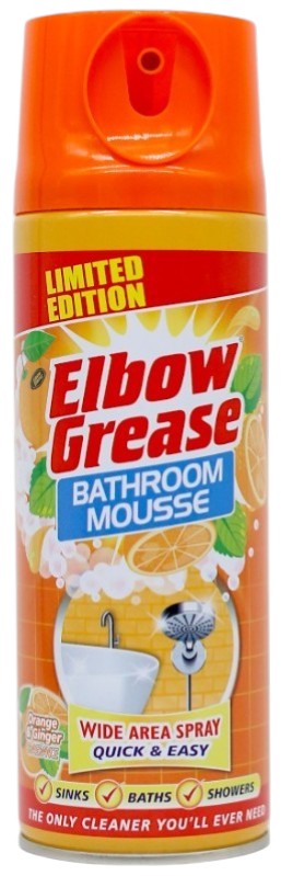 Засіб для миття у ванній кімнаті Elbow Grease від вапняного нальоту Апельсин та Імбир 400 мл (EGMFORGI400)