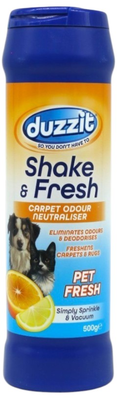 Засіб по догляду за підлоговими покриттями Duzzit SHAKE&FRESH Pet Fresh 500 г (DSFCFONPF500)