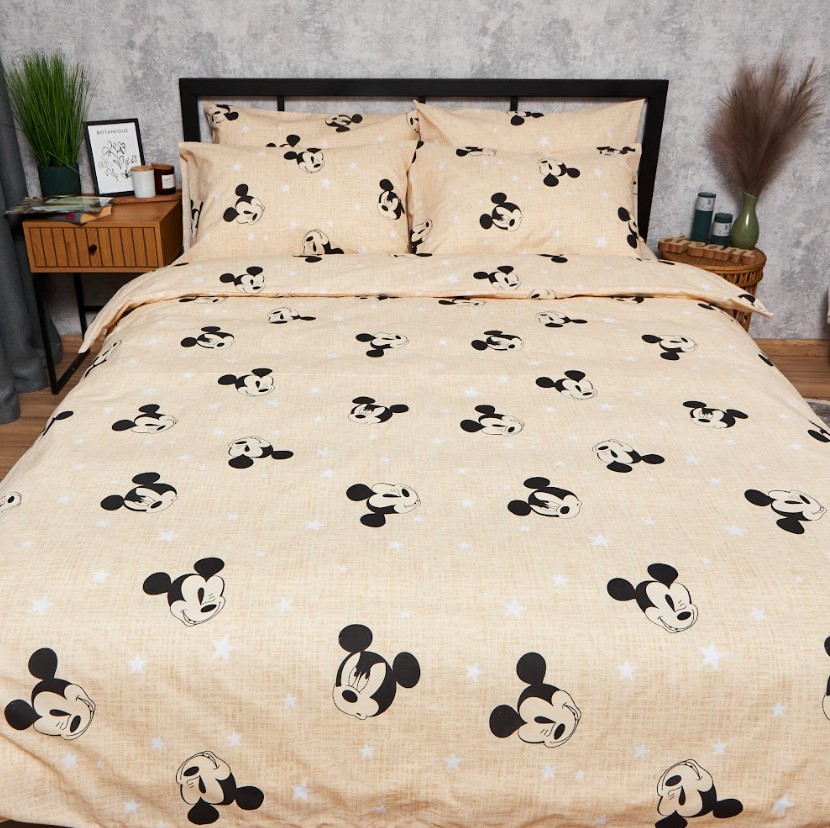 Комплект постельного белья Moon&Star Бязь Gold Люкс Mickey Mouseі 175х210 нав. 2х50х70 (MS-820006481) - Фото 1