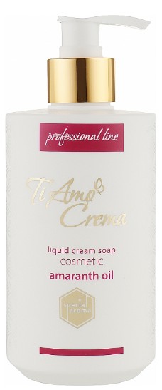 Рідке мило для рук Ti Amo Crema Косметичне з олією амаранту 750 мл (4820263235423) - Фото 1