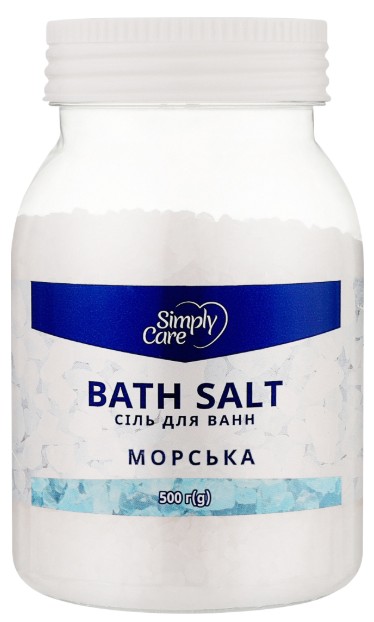 Сіль для ванни Simply Care 500 г (4820275550019) - Фото 1