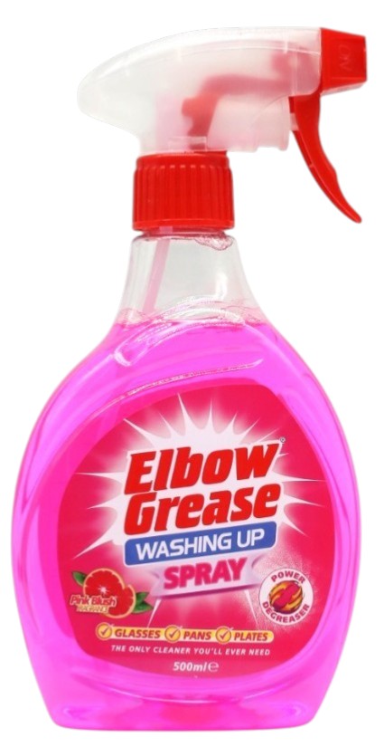 Засіб для ручного миття посуду Elbow Grease Рожевий блиск грейпфруту 500 мл (EGDLSPB500)