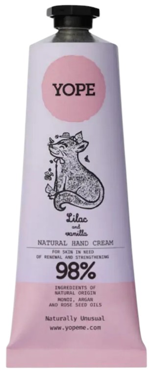 Крем для рук и ногтей Yope Hand Cream LILAC&VANILLA 50 мл (5903760201173) - Фото 1