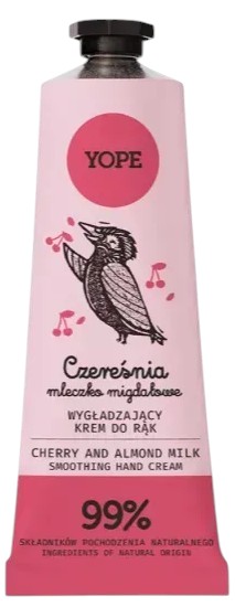 Крем для рук і нігтів Yope Hand Cream CHERRY & ALMOND MILK 50 мл (5903760207113) - Фото 1