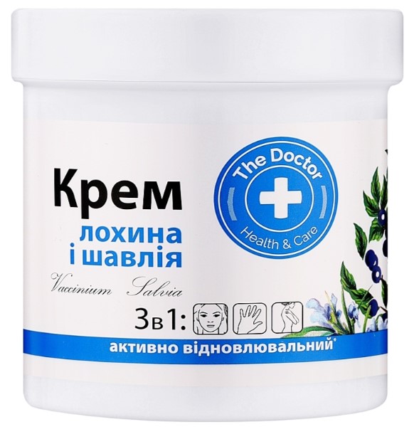 Крем для тіла The Doctor Health&Care лохина/шавлія 250 мл (4823015924576) - Фото 1