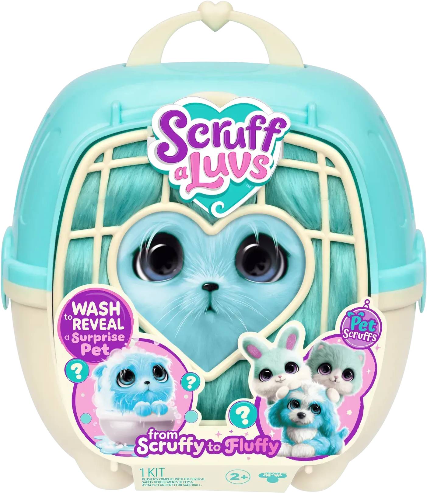 Мягкая игрушка-сюрприз Scruff a Luvs Лохматое превращение, мятный (30327) - Фото 1