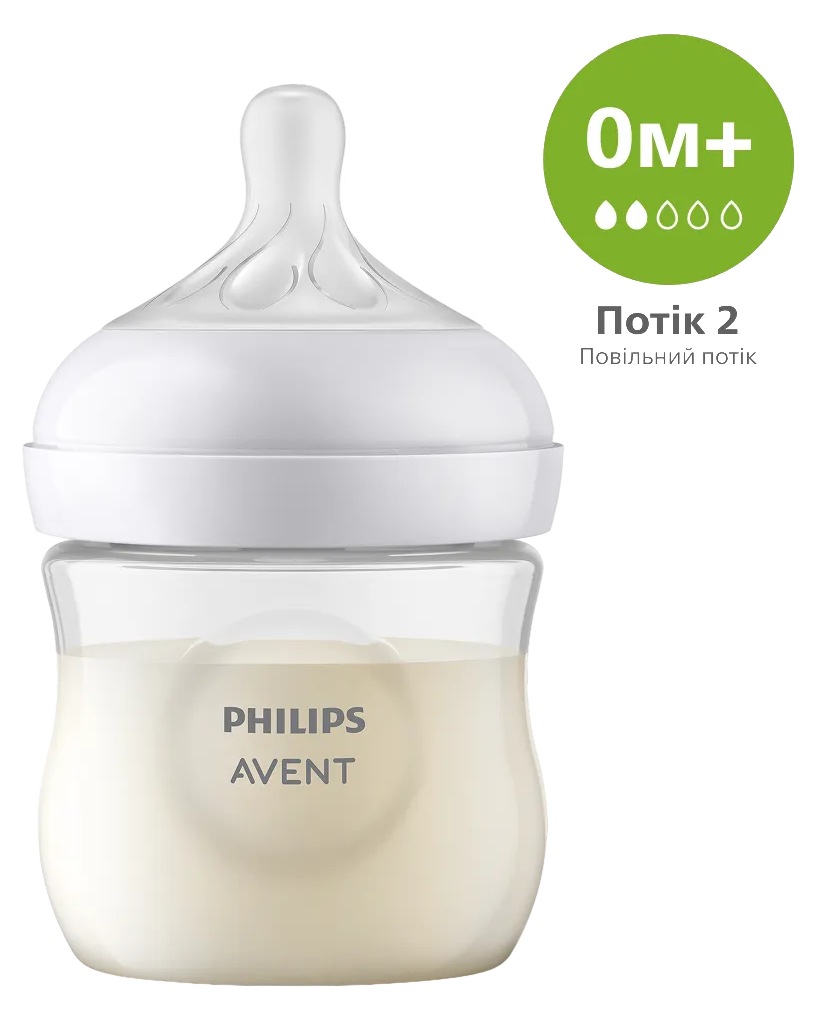 Бутылочка для кормления Philips AVENT Natural природный поток, 125 мл., 1 шт. (SCY900/01) - Фото 1