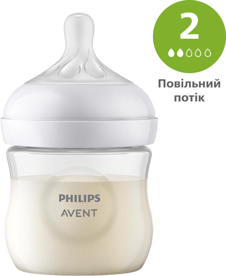 Пляшка для годування Philips AVENT Natural природний потік, 125 мл., 1 шт. (SCY900/01) - Фото 1