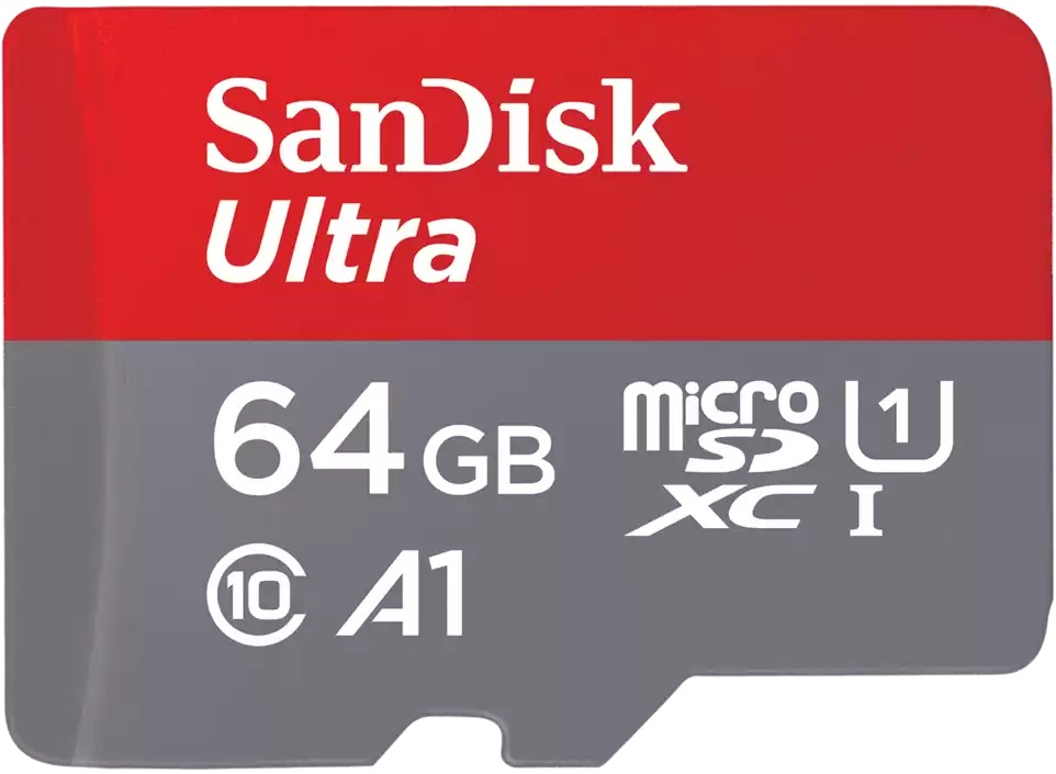 Карта памяти SanDisk microSD 64GB C10 UHS-I R140MB/s Ultra (SDSQUAB-064G-GN6MN) - Фото 1