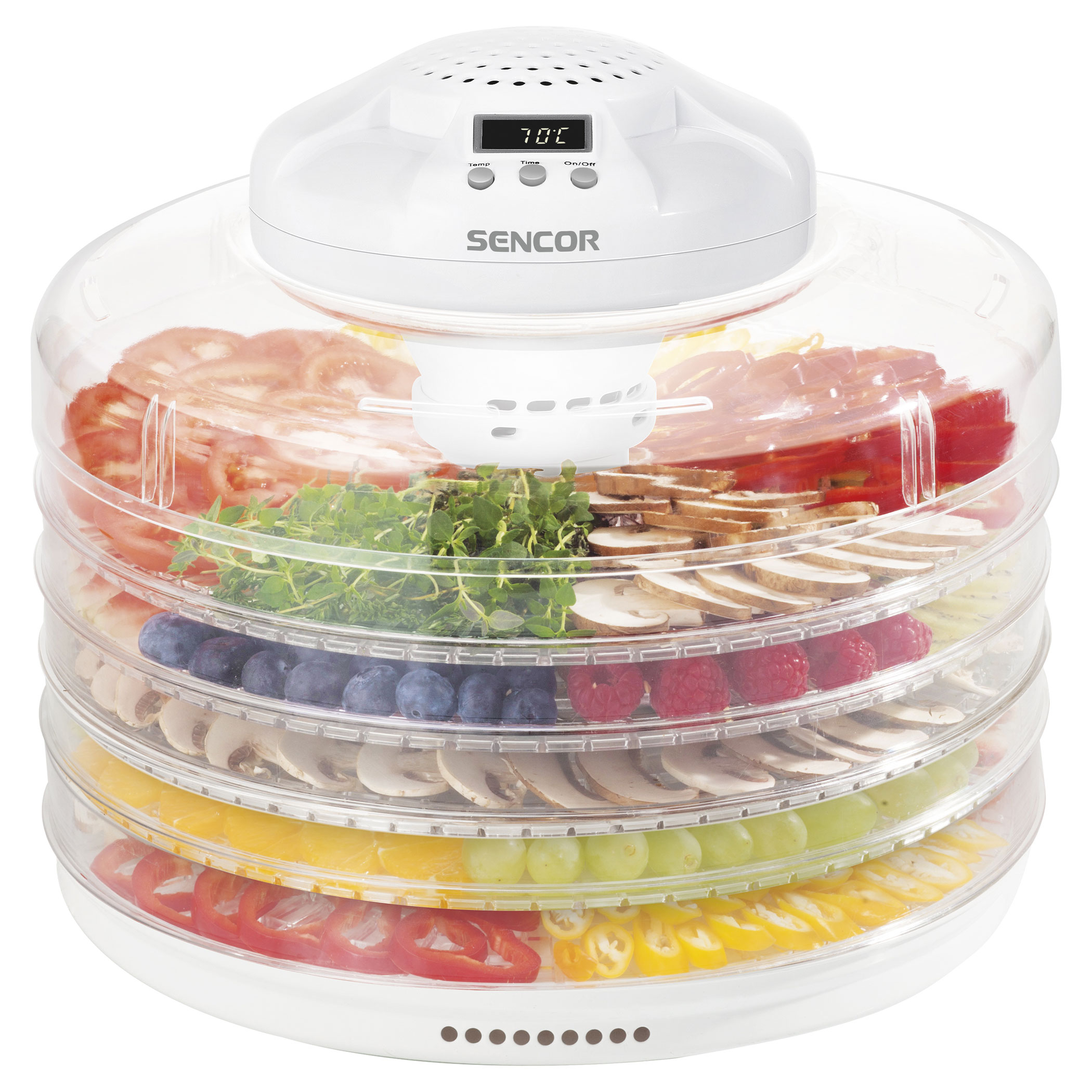 Микроповреждение - Сушилка для фруктов и овощей Sencor SFD 4235WH - Фото 1
