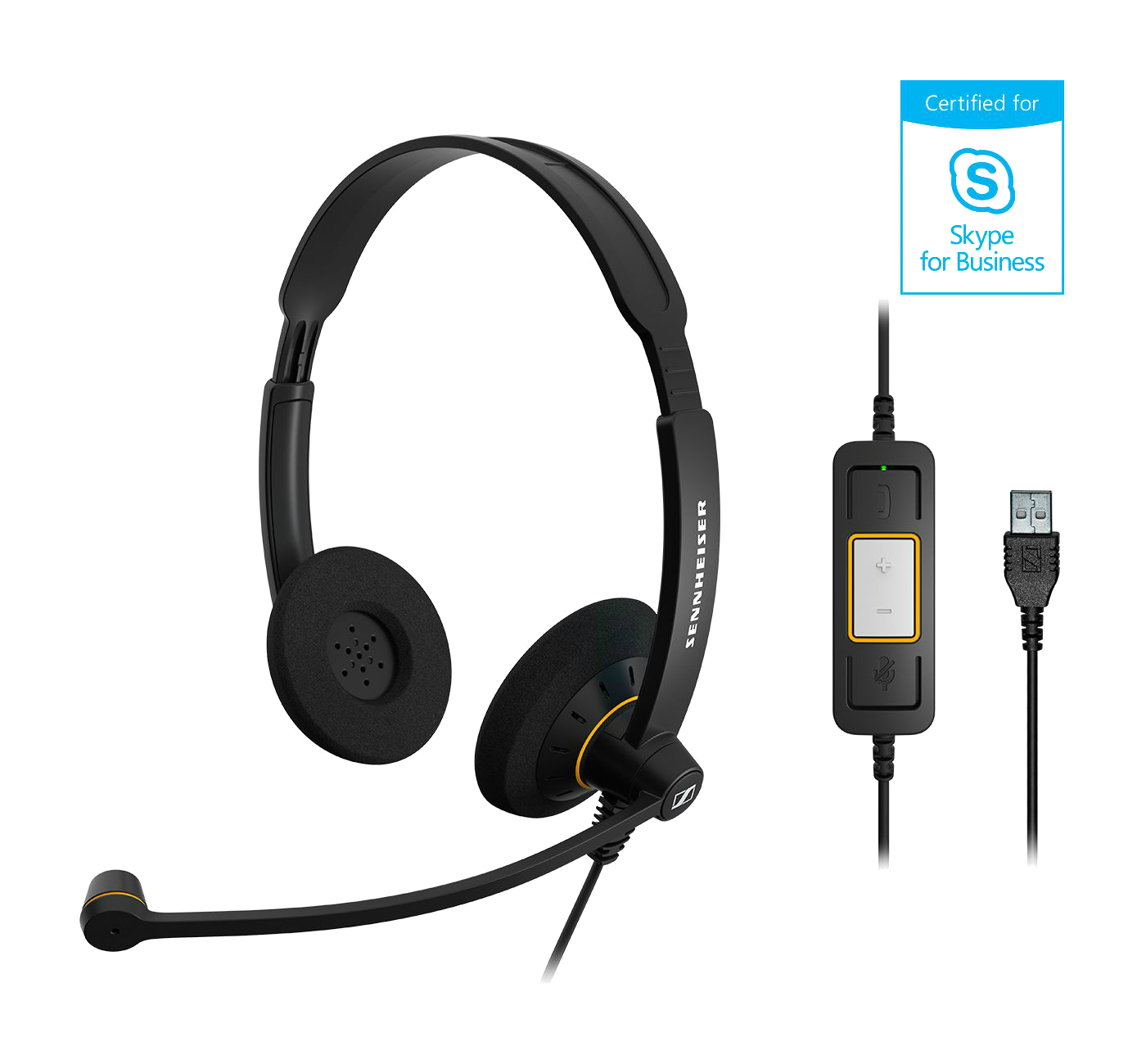 Гарнитура проводная Sennheiser SC 60 USB ML - Фото 1