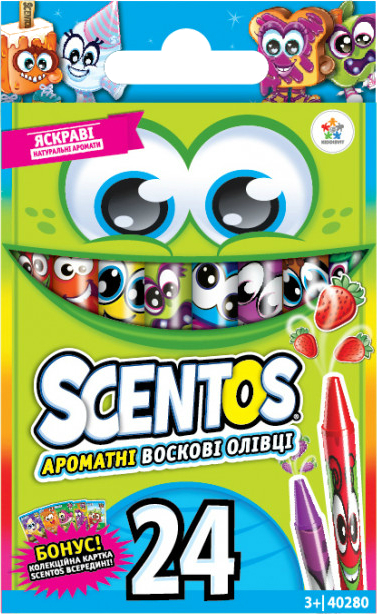 Набор карандашей Scentos Дружная Компания 24 цвета (40280) - Фото 1