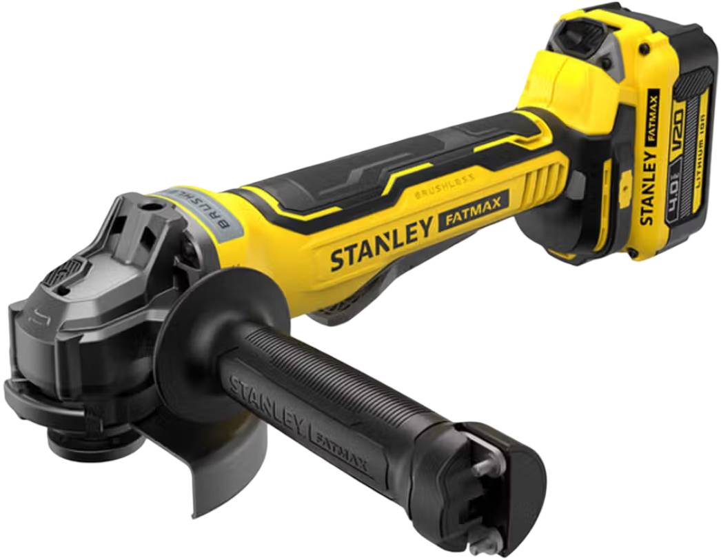 Болгарка Stanley FATMAX Li-Ion V20 18 В 4 Аr (SFMCG700M2K) - Фото 1