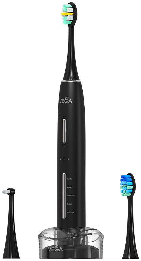 Зубная щетка электрическая Vega Sonic Smart Pro VT-800 B (черная) - Фото 1