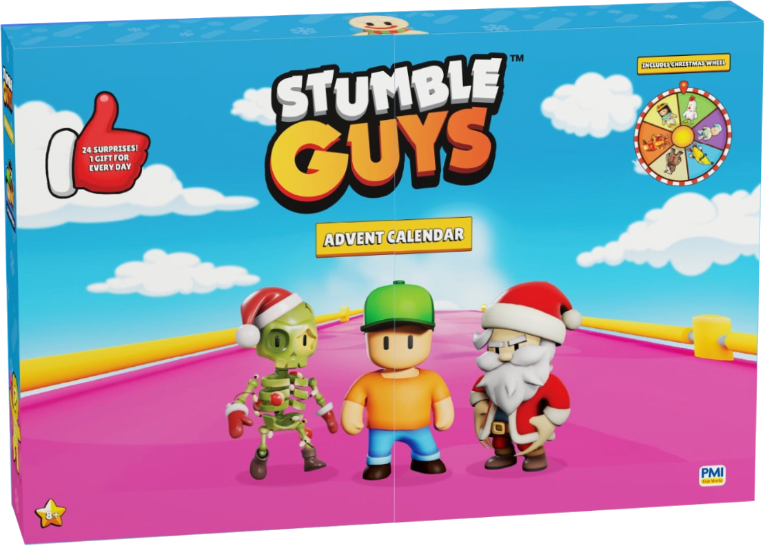 Игровая фигурка-сюрприз набор STUMBLE GUYS W2 - АДВЕНТ-КАЛЕНДАРЬ (24 сюрприза) (SG9205) - Фото 1
