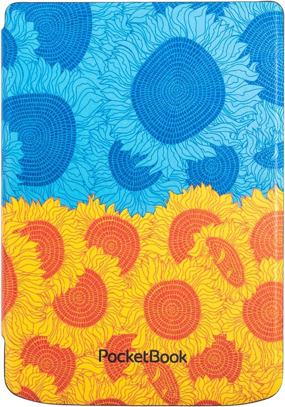 Чехол для электронной книги PocketBook 629,634 Shell, Sunflower Print (SH-634-SFP-CIS) - Фото 1
