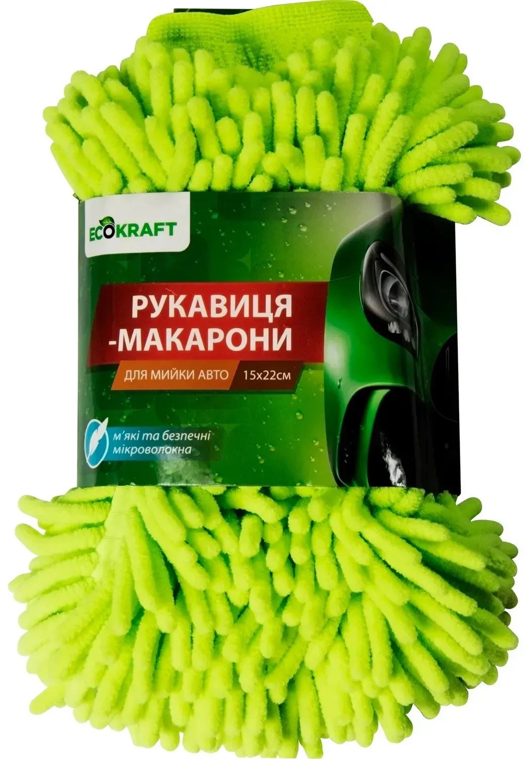 Рукавичка для миття авто Ecokraft ARM12 - Фото 1