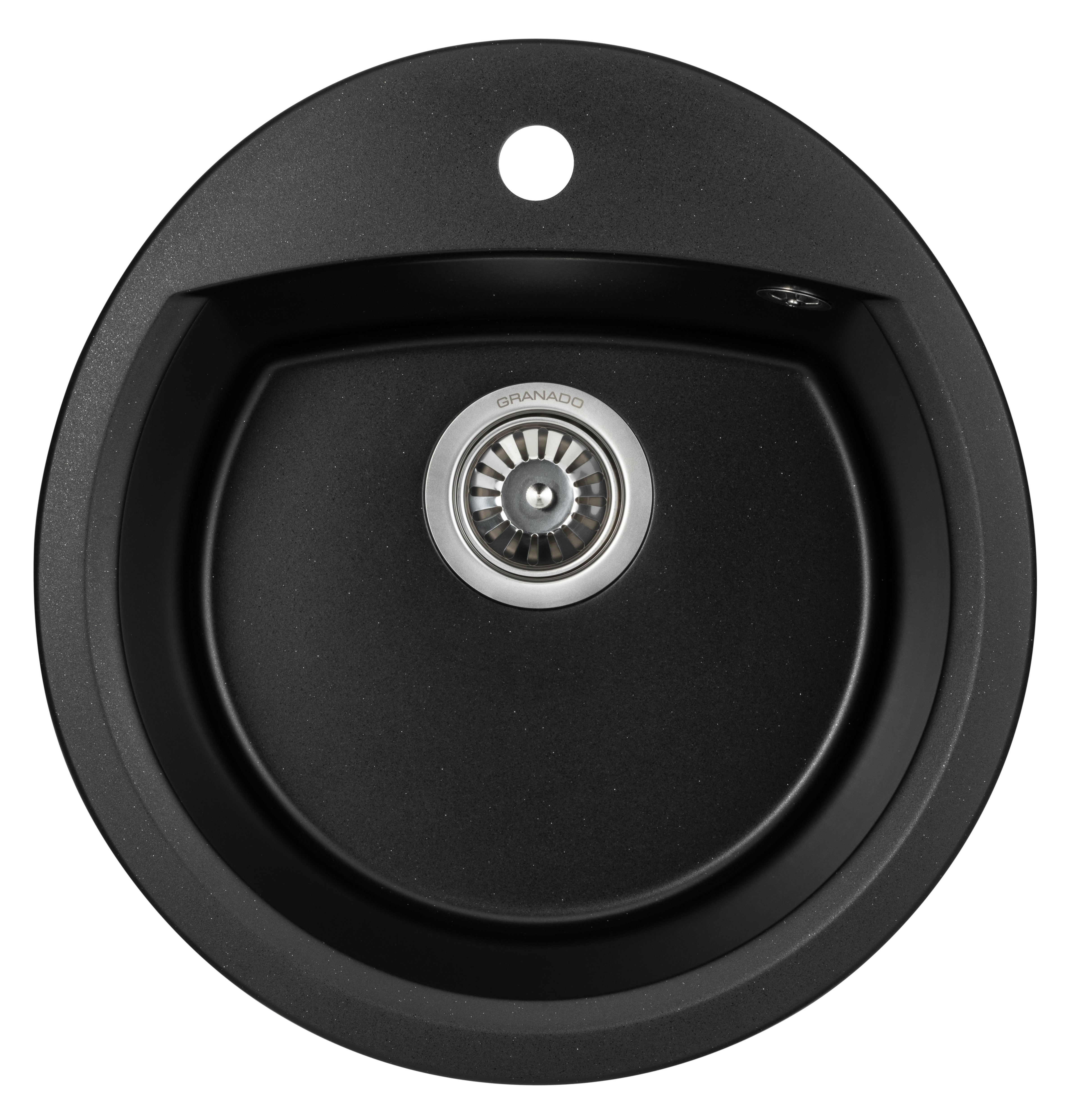 Мойка кухонная GRANADO RONDA black shine - Фото 1
