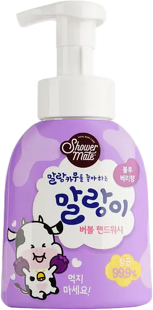 Купити Рідке мило для рук Shower Mate Bubble Handwash Blueberry 300 мл (8801046358108) - Фото 1 Рідке мило для рук Shower Mate Bubble Handwash Blueberry 300 мл (8801046358108) - Фото 1