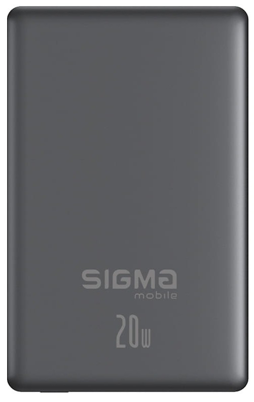 Батарея мобильная Sigma mobile X-power 10000mAh Grey (SI10A7QL-MAG)