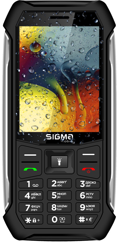 Мобільний телефон Sigma mobile X-style 323 Rain IP54 Black - Фото 1