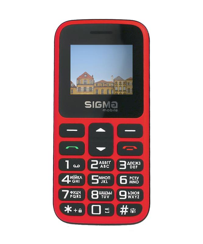 Мобильный телефон Sigma mobile Comfort 50 Hit 2020 Dual Sim Red (4827798120958) - Фото 1