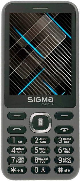 Мобильный телефон Sigma mobile X-Style 31 Power Dual Sim Grey - Фото 1