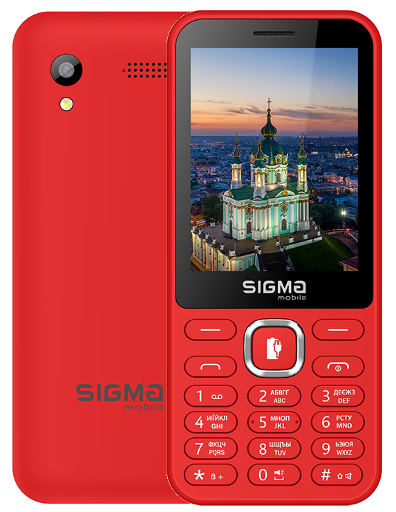 Мобильный телефон Sigma mobile X-style 31 Power TYPE-C Red - Фото 1