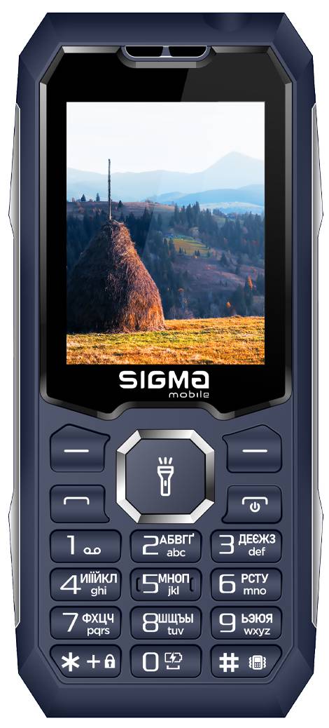 Мобильный телефон Sigma mobile X-style 341 BRO TYPE-C Blue - Фото 1