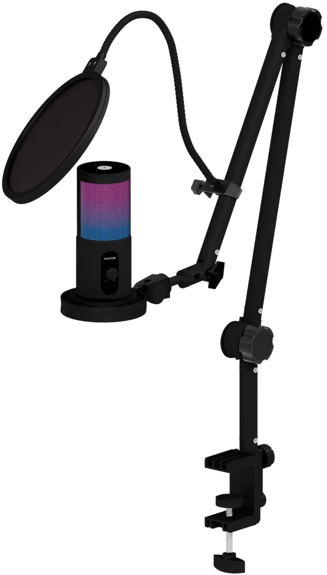 Микрофон для компьютера проводной Hator Signify RGB PRO+ (HTA-516) - Фото 1
