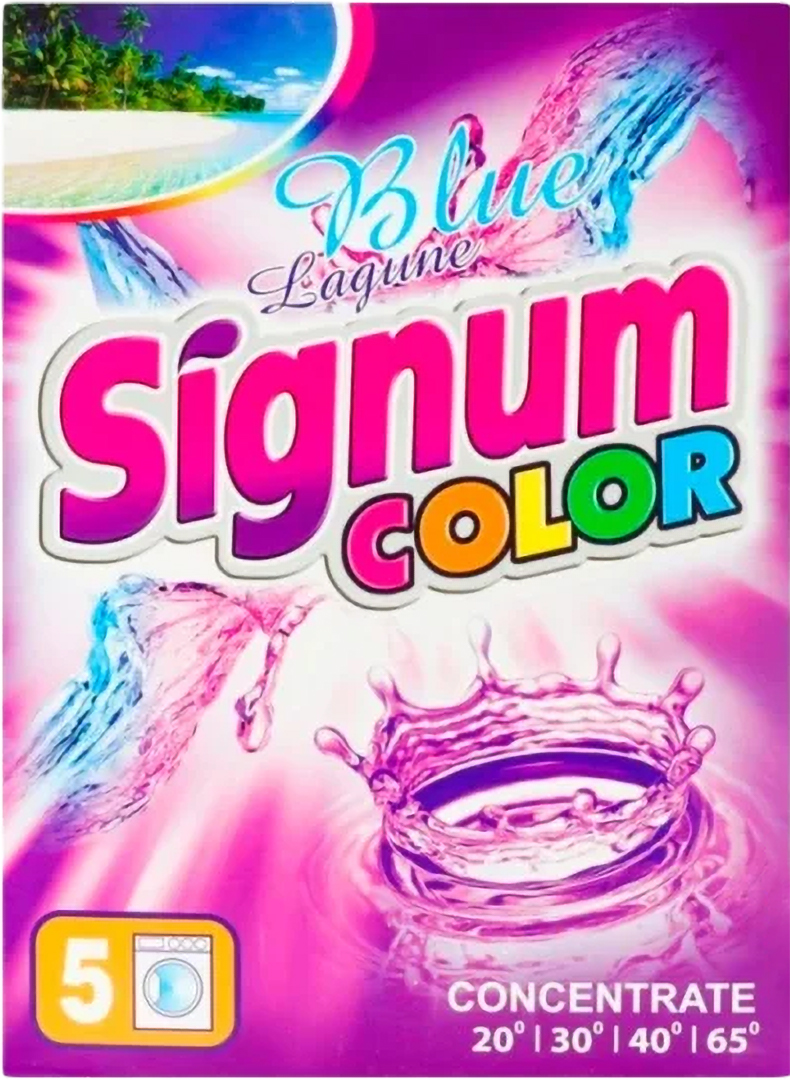 Стиральный порошок Signum Сolor 400 г (4823051463855) - Фото 1