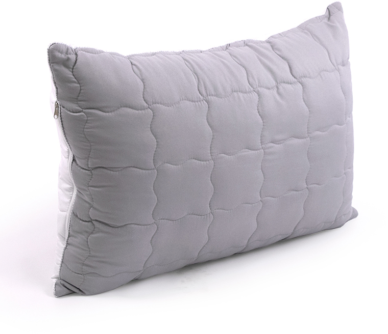 Подушка стандартная Руно 50х70 силиконовая (310.52_Grey White) - Фото 1