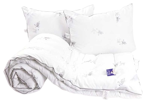 Купить Набор одеяло двуспальное + 2 подушки Руно Silver Swan 172х205 + 50х70 см (172.52_Silver Swan) - Фото 1 Набор одеяло двуспальное + 2 подушки Руно Silver Swan 172х205 + 50х70 см (172.52_Silver Swan) - Фото 1