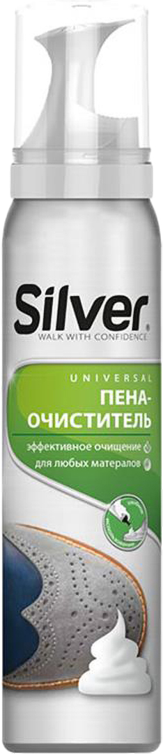 Купити Гель-очищувач для взуття Silver для всіх видів шкіри 150 мл (8690757002352) - Фото 1 Гель-очищувач для взуття Silver для всіх видів шкіри 150 мл (8690757002352) - Фото 1