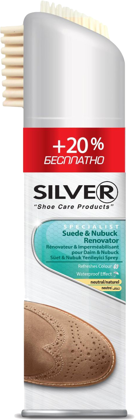 Купить Спрей для обуви Silver 300 мл (8690757002727) - Фото 1 Спрей для обуви Silver 300 мл (8690757002727) - Фото 1