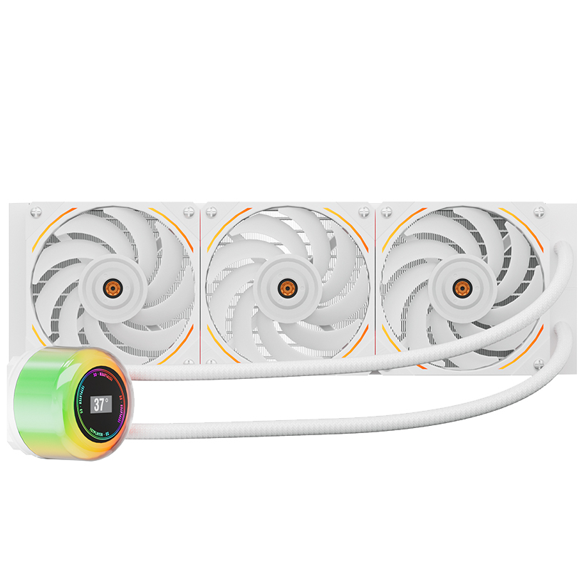 Водяная система охлаждения 1stPlayer CC-360 White - Фото 1