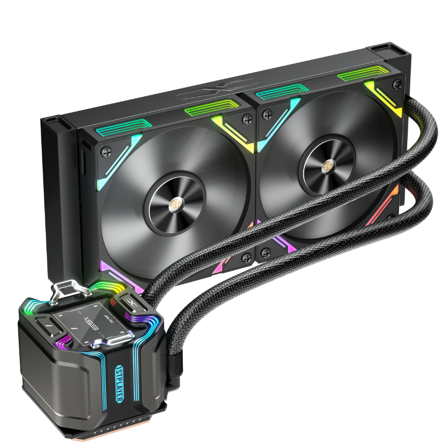 Водяная система охлаждения 1stPlayer X-240 Black - Фото 1