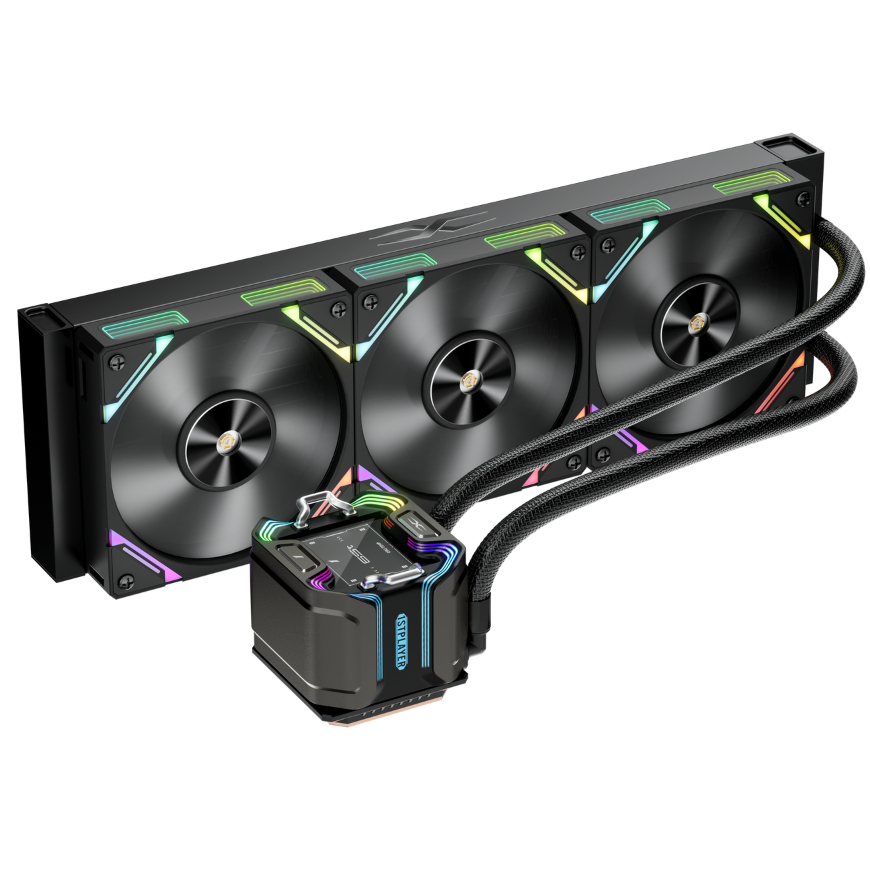 Водяная система охлаждения 1stPlayer X-360 Black - Фото 1
