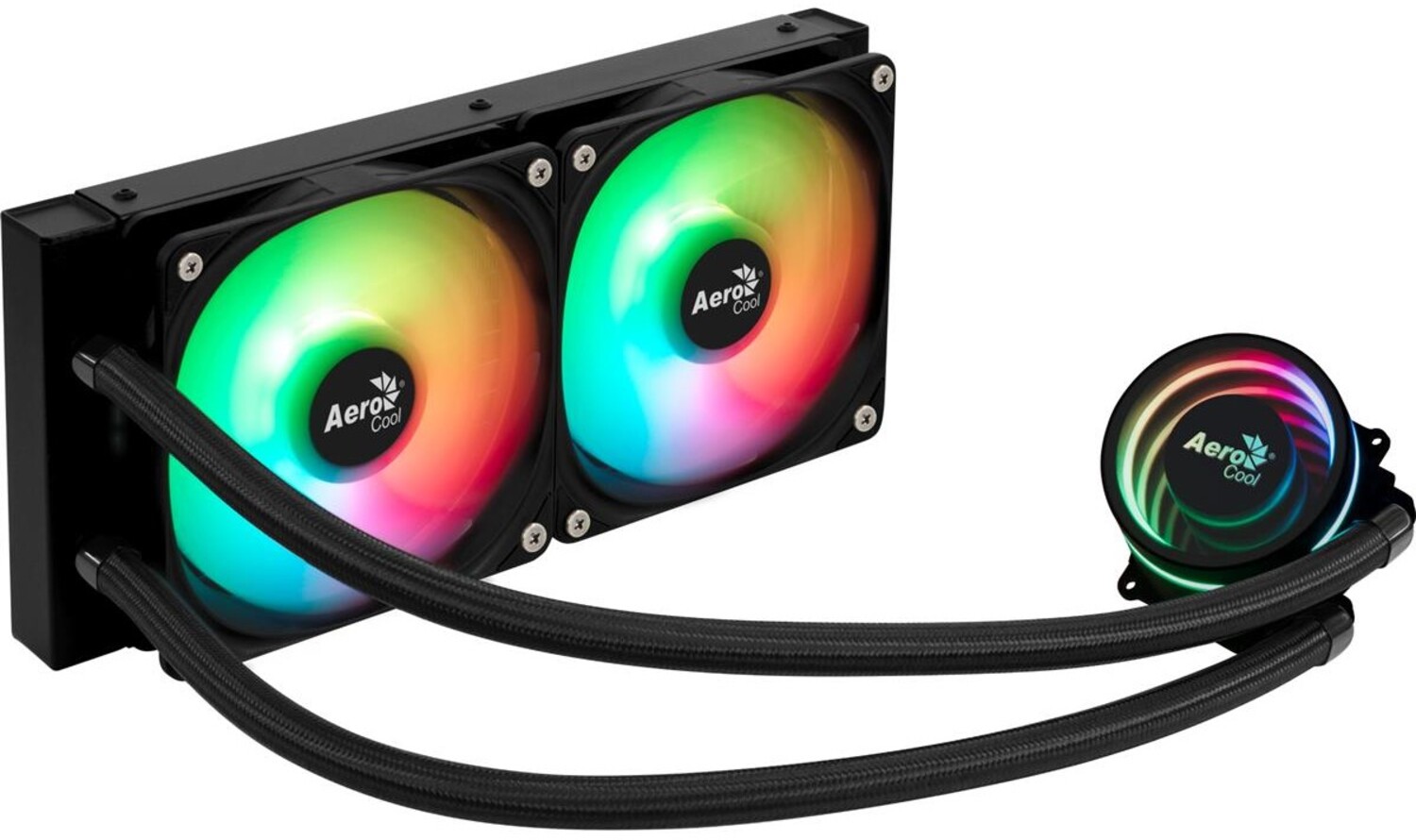 Водяная система охлаждения AEROCOOL Oasis L240 Black (ACLA-OA24117.11) - Фото 1