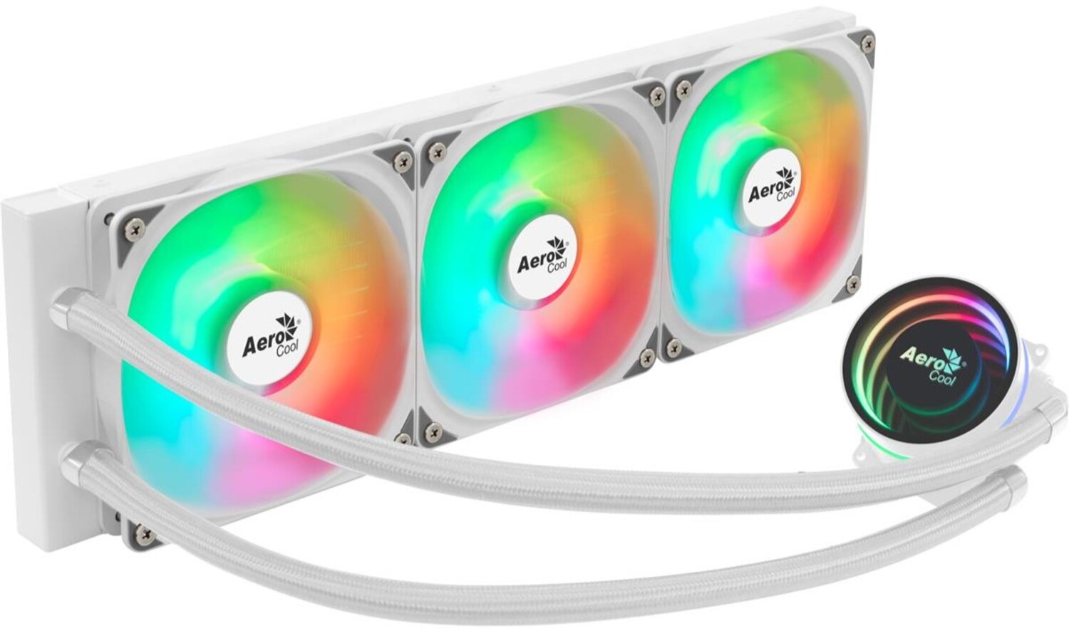 Водяная система охлаждения AEROCOOL Oasis L360 White (ACLA-OA36117.21) - Фото 1