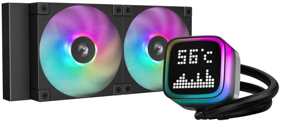 Водяная система охлаждения Deepcool LP240 ARGB Black (R-LP240-BKMSNC-G-1) - Фото 1