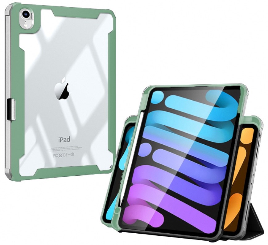 Чохол-клавіатура для планшета BeCover Magnetic 360 Rotating з кріпленням Apple Pencil для Apple iPad 10.9" (2022/2024)/iPad (А16) 2025 11" Green (708504) - Фото 1
