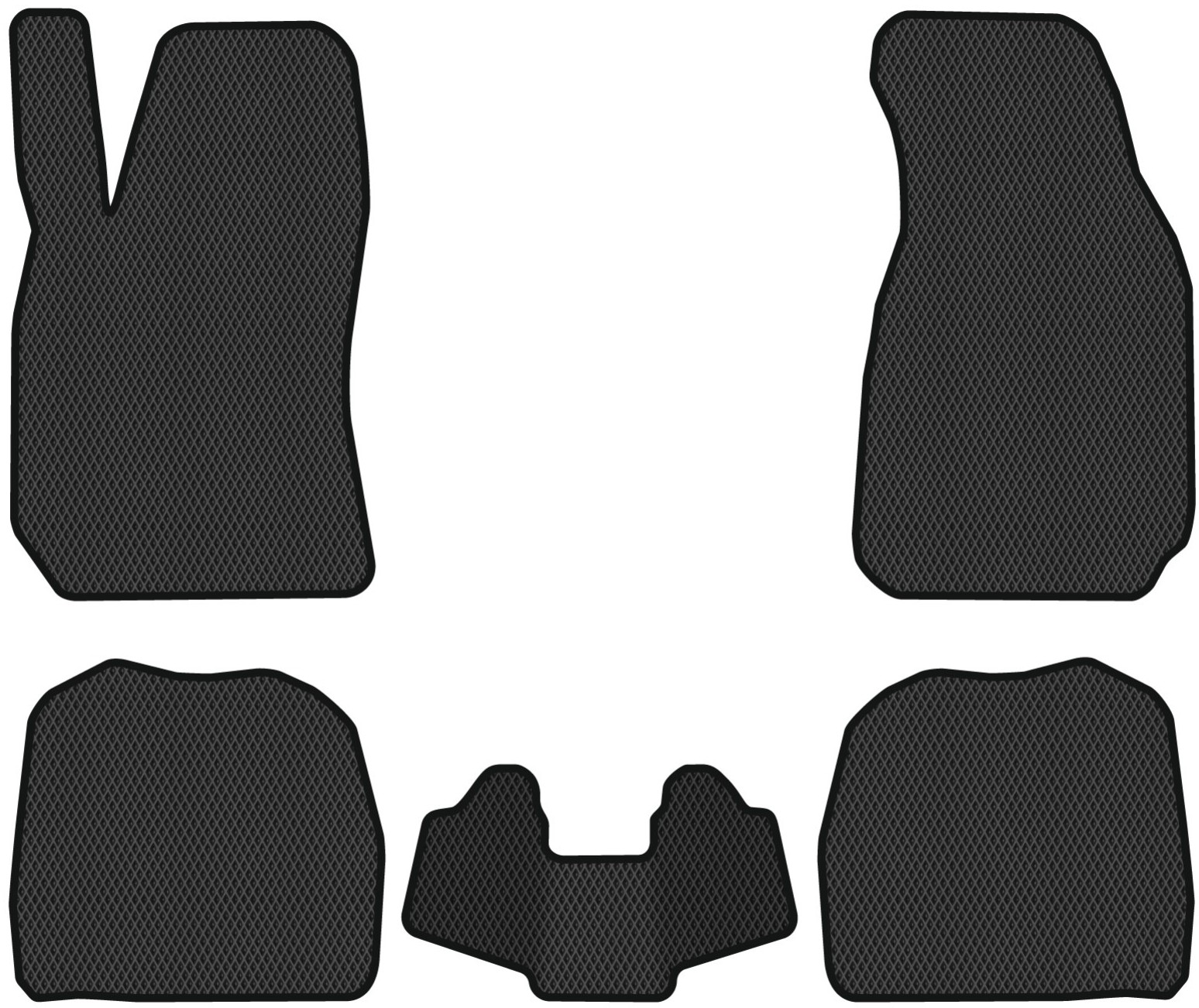 EVA килимки в салон авто EVAtech для Superb (B5) Skoda 2001-2008 1 покоління Sedan EU (SK11449CV5RBB) - Фото 1