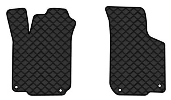 Коврики из экокожи в салон авто передние EVAtech для Octavia A4 Tour Skoda 1996-2010 1 поколение Combi EU (SK11546AV2AV4BBB) - Фото 1