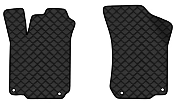 Коврики из экокожи в салон авто передние EVAtech для Octavia A4 Tour Skoda 1996-2010 1 поколение Liftback EU (SK11547A2AV4BBB) - Фото 1