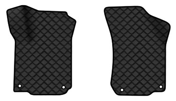 Коврики из экокожи в салон авто передние EVAtech для Octavia A4 Tour Skoda 1996-2010 1 поколение Liftback EU (SK11547AD2AV4BBB) - Фото 1